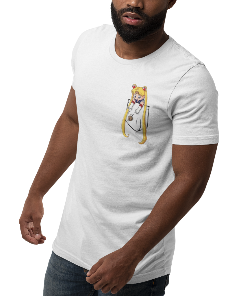 Bolsillo MágicoTee Camiseta Turquesa Diseño Sailor Moon Serena LanderStudio Streetstyle