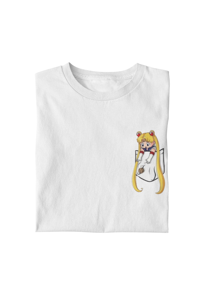 Bolsillo MágicoTee Camiseta Turquesa Diseño Sailor Moon Serena LanderStudio Streetstyle